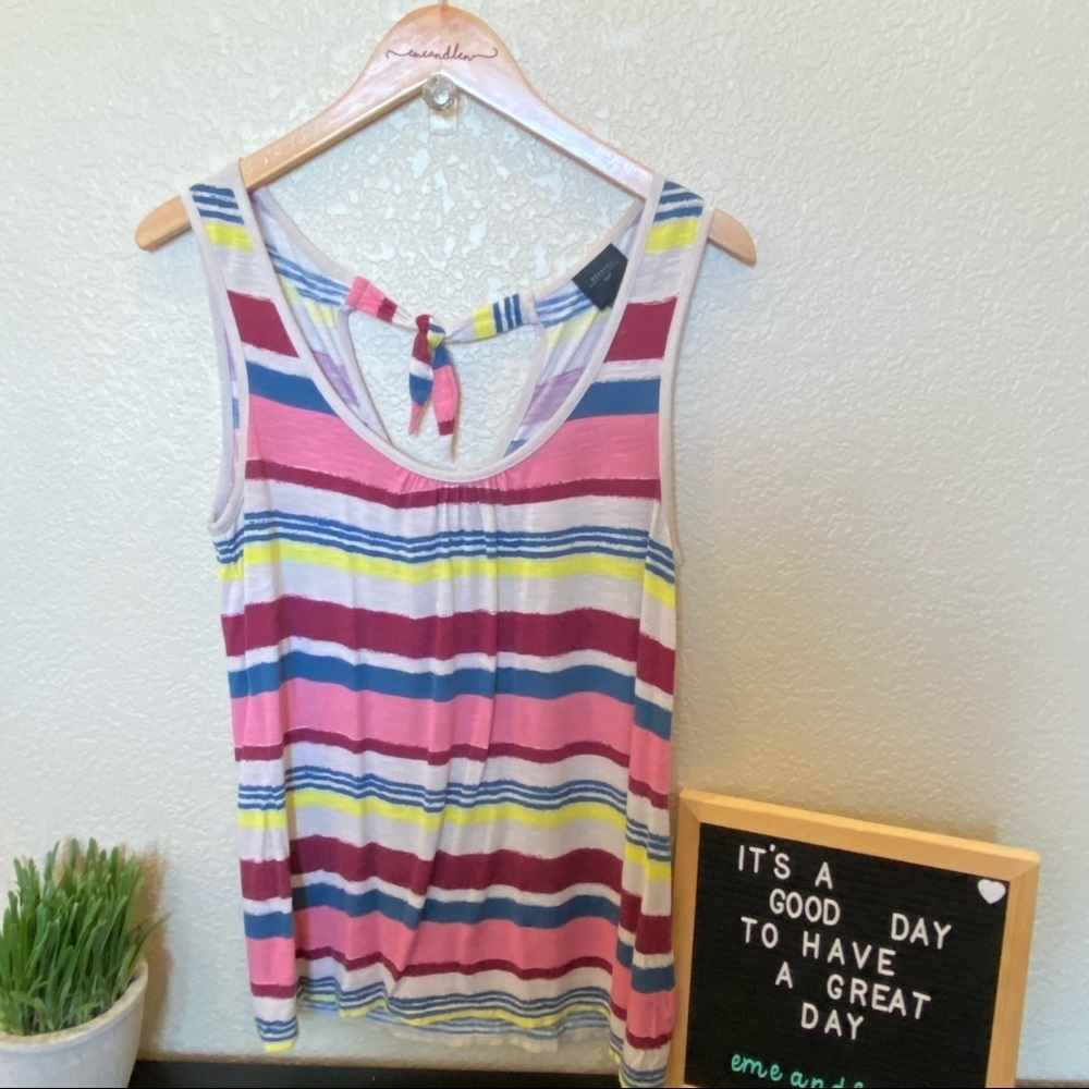 Deletta striped tank top shirt‎ small